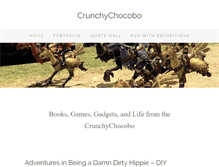 Tablet Screenshot of crunchychocobo.com